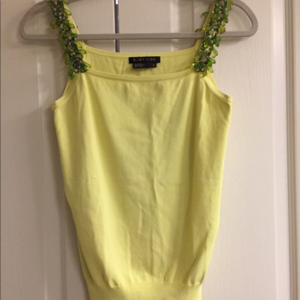 Ruby Cho yellow bead top size S